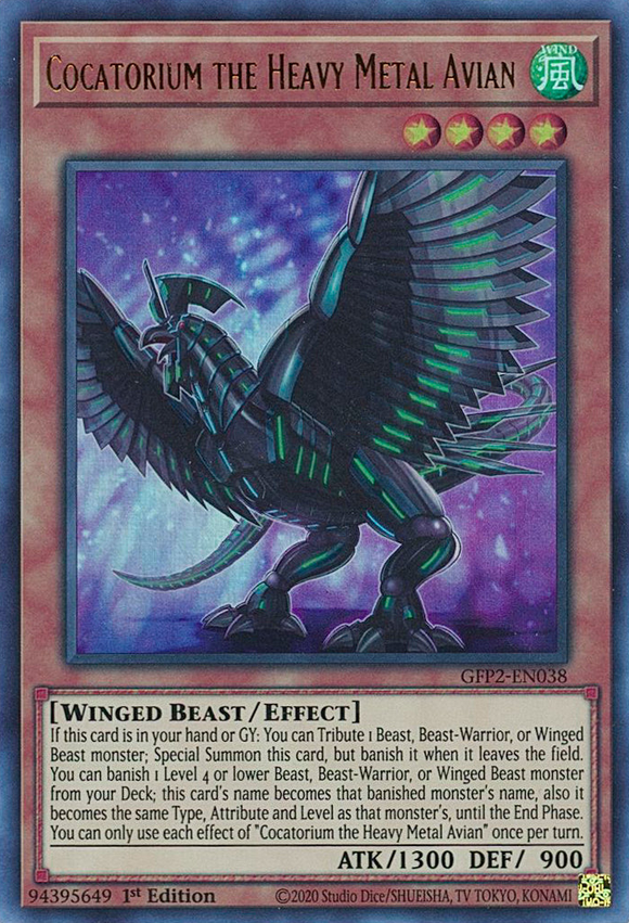 Cocatorium el ave de metales pesados ​​[GFP2-EN038] Ultra raro 