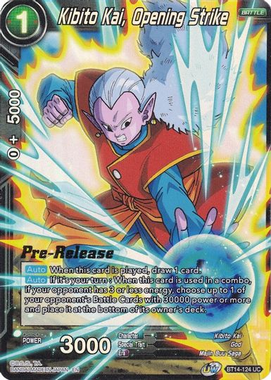 Kibito Kai, Golpe de apertura (BT14-124) [Promociones de prelanzamiento de Cross Spirits] 