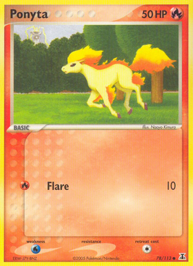 Ponyta (78/113) [EX: Especie Delta] 
