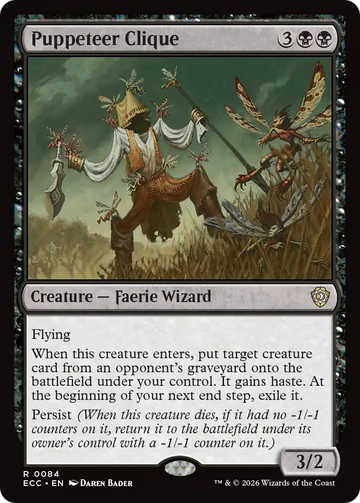 Puppeteer Clique [Lorwyn Eclipsed Commander]