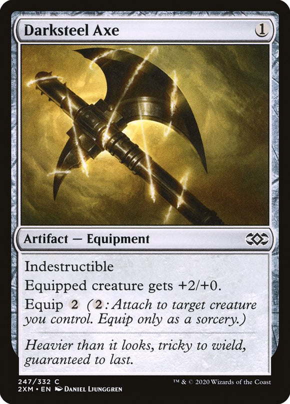 Hacha de acero oscuro [Double Masters] 