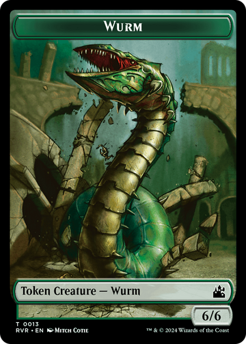 Bird // Wurm Double-Sided Token [Ravnica Remastered Tokens] - 0