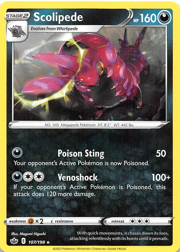 Scolipede (107/198) [Espada y escudo: reinado escalofriante] 
