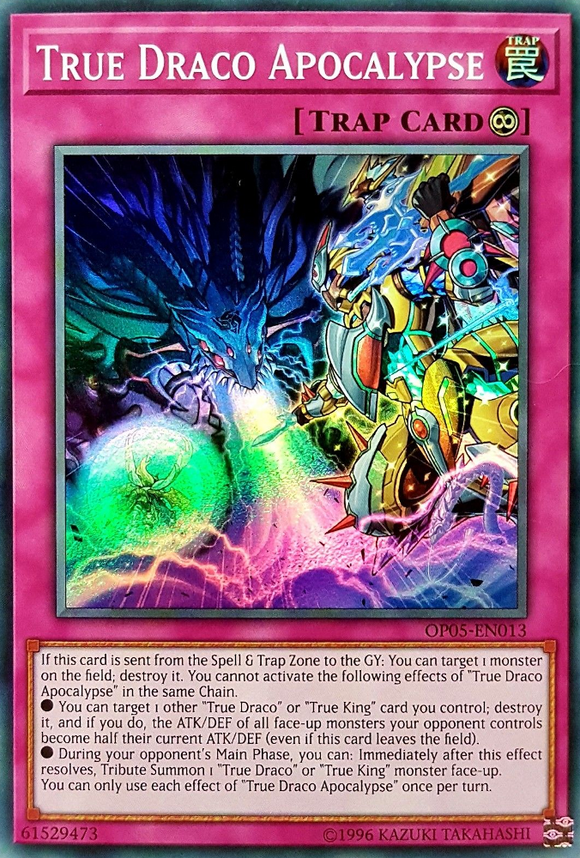 True Draco Apocalypse [OP05-EN013] Súper raro 