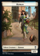Eldrazi Spawn // Human Double-Sided Token [Streets of New Capenna Commander Tokens]-2