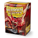 Dragon Shield: Standard 100ct Sleeves - Ruby (Matte)-2