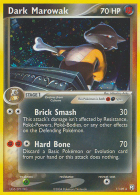 Marowak oscuro (7/109) [EX: El Equipo Rocket regresa] 
