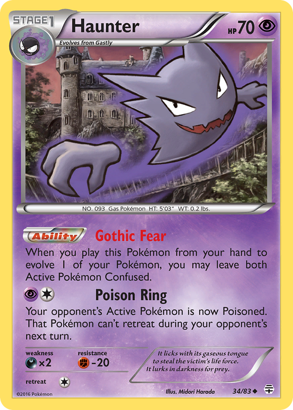 Haunter (34/83) [XY: Generaciones] 