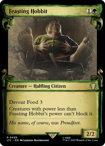 El hobbit del festín [El Señor de los Anillos: Cuentos de la Tierra Media: Pergaminos de presentación del comandante] 