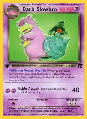 Dark Slowbro (29/82) [Equipo Rocket 1.ª Edición] 
