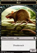 Rat // Cat Double-Sided Token [Commander 2017 Tokens]-1