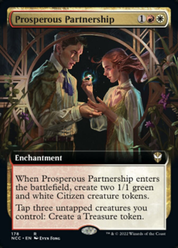 Asociación próspera (ilustración ampliada) [Calles de New Capenna Commander] 