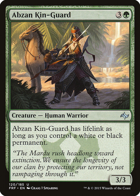 Guardia de parentesco abzan [Destino reescrito] 