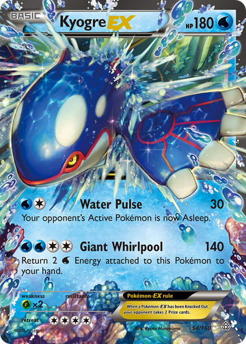 Kyogre EX (54/160) [XY: Choque primigenio] 