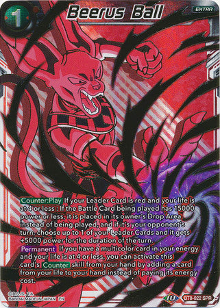 Bola de Beerus (SPR) (BT8-022) [Maquinaciones maliciosas] 