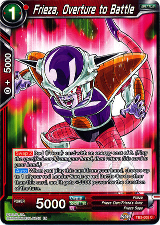 Freezer, Obertura de la batalla (TB3-005) [Choque de destinos] 