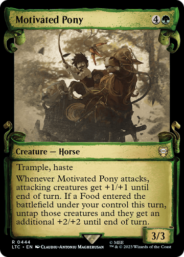 Pony motivado [Pergaminos de presentación del comandante de El Señor de los Anillos: Cuentos de la Tierra Media] 