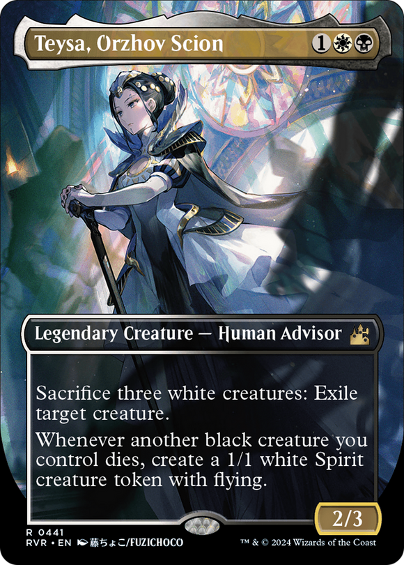 Teysa, descendiente de Orzhov (Anime Borderless) [Ravnica Remastered] 