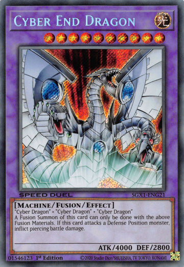 Cyber ​​End Dragon [SGX1-ENG21] Secreto raro 