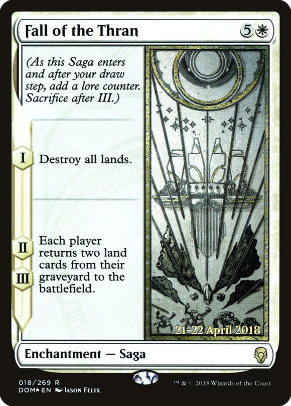 La caída de los Thran [Promociones previas al lanzamiento de Dominaria] 
