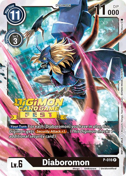 Diaboromon [P-016] (Digimon Card Game Fest 2022) [Tarjetas promocionales] 