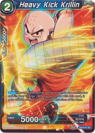 Patada pesada de Krillin (EX10-01) [Aumento namekiano]