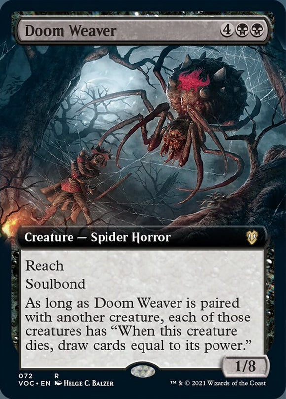 Tejedor de la perdición (ilustración ampliada) [Innistrad: Crimson Vow Commander] 