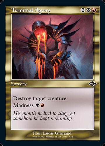 Terminal Agony (Retro Foil Etched) [Modern Horizons 2] - 0