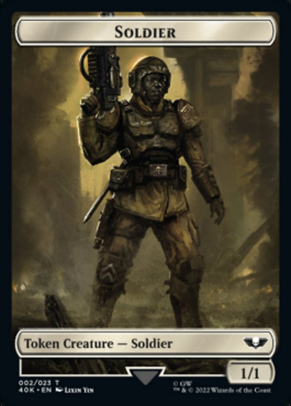 Soldado (002) // Ficha de doble cara del Devastador de los Marines Espaciales [Fichas de Warhammer 40,000] 