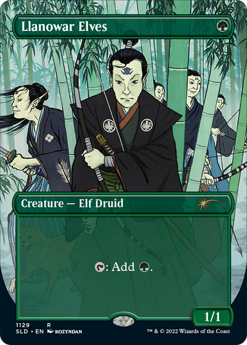 Elfos de Llanowar (sin fronteras) [Serie Secret Lair Drop] 
