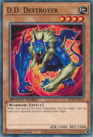 Destructor DD [SGX3-ENF11] Común 