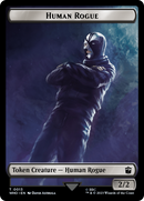 Human Rogue // Clue (0022) Double-Sided Token [Doctor Who Tokens]-1