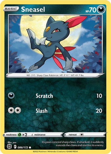 Sneasel (086/172) [Espada y escudo: estrellas brillantes] 