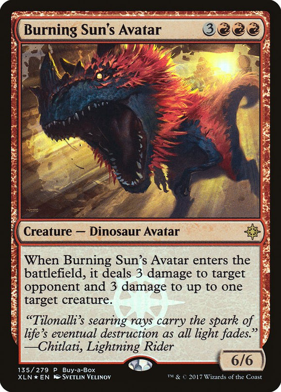 Avatar de Burning Sun (Comprar una caja) [Promociones de Ixalan] 