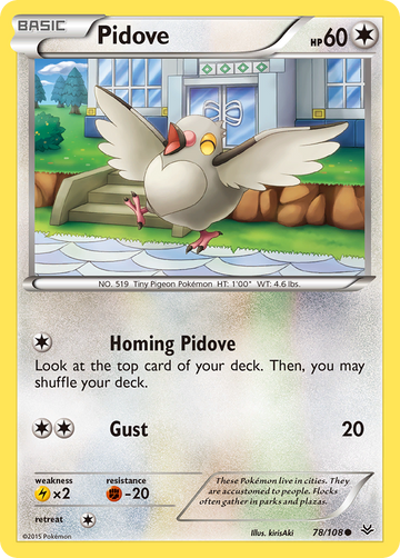 Pidove (78/108) [XY: Cielos rugientes] 