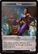 Vehicle // Pilot Double-Sided Token [Aetherdrift Tokens]-2