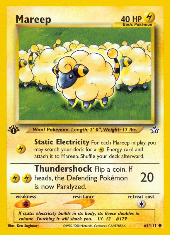 Mareep (65/111) [Neo Genesis 1.ª edición] 