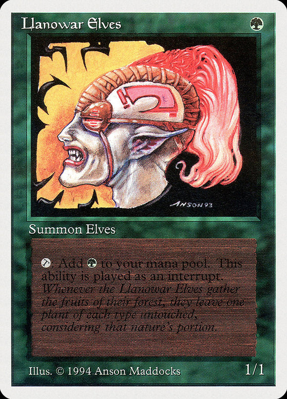 Elfos de Llanowar [Magia de verano / Edgar] 