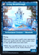 Inventive Iteration // Living Breakthrough [Kamigawa: Neon Dynasty Prerelease Promos]-2