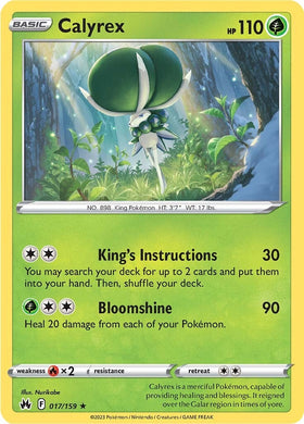 Calyrex (017/159) [Espada y escudo: Corona Zenith] 