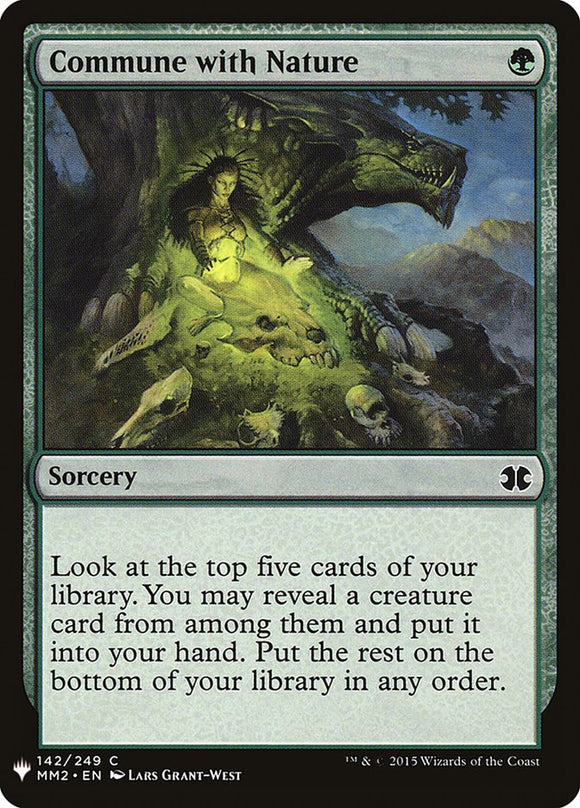 Comulgar con la naturaleza [Mystery Booster] 