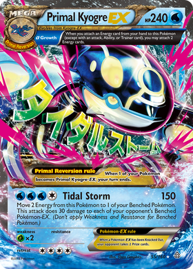 Kyogre primigenio EX (55/160) [XY: Choque primigenio] 