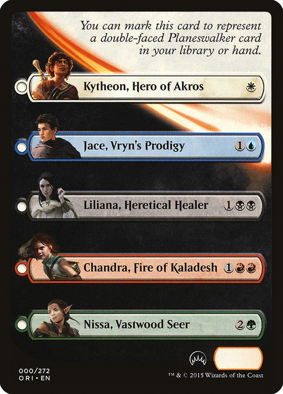 Lista de verificación de Magic Origins [Fichas de Magic Origins] 