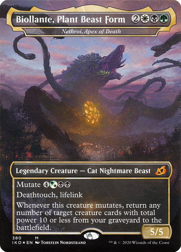 Nethroi, cúspide de la muerte - Biollante, forma de bestia vegetal (serie Godzilla) [Ikoria: Lair of Behemoths] 
