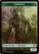 Beast (0006) // Elemental (0007) Double-Sided Token [Edge of Eternities Commander Tokens]-2