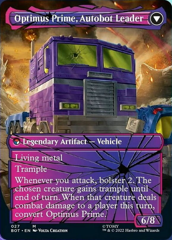 Optimus Prime, Héroe // Optimus Prime, Líder Autobot (Shattered Glass) [Transformers] 