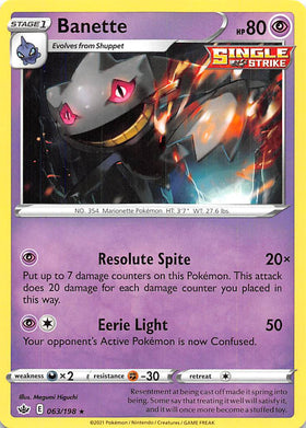 Banette (063/198) [Espada y escudo: Reinado escalofriante] 