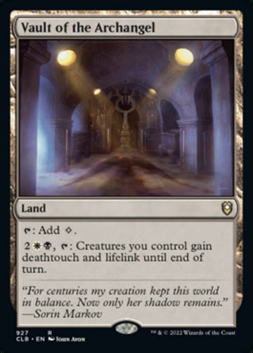 Bóveda del Arcángel [Commander Legends: Battle for Baldur's Gate] 