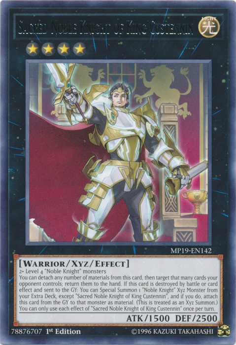 Sagrado Caballero Noble del Rey Custennin [MP19-EN142] Raro 