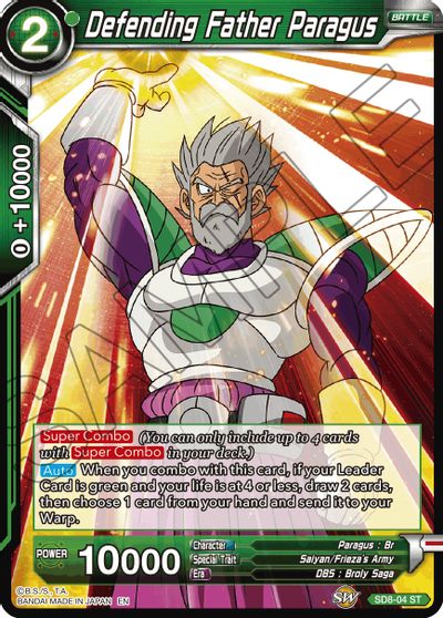 Defendiendo al Padre Paragus (Reimpresión) (SD8-04) [Refuerzo de Battle Evolution] 